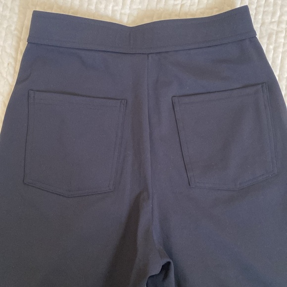 Halara High Waisted Button Multiple Pockets Straight Leg Casual Pants in Black - Picture 5 of 5